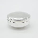 Egyptian Minimal Sterling Silver Trinket Box c1920 Antique Art Deco