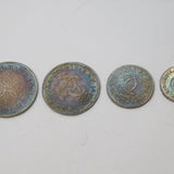 King Charles II Complete Silver Maundy Coin Set Antique 1671 Very Fine Condition