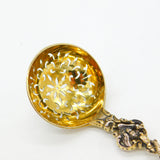 Victorian Sterling Silver Gilt Apostle Terminal Sugar Caster Spoon 1872 London