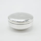 Egyptian Minimal Sterling Silver Trinket Box c1920 Antique Art Deco