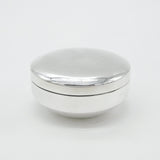 Egyptian Minimal Sterling Silver Trinket Box c1920 Antique Art Deco