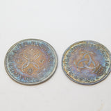 King Charles II Complete Silver Maundy Coin Set Antique 1671 Very Fine Condition