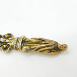 Victorian Sterling Silver Gilt Apostle Terminal Sugar Caster Spoon 1872 London