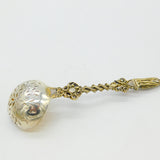 Victorian Sterling Silver Gilt Apostle Terminal Sugar Caster Spoon 1872 London