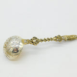 Victorian Sterling Silver Gilt Apostle Terminal Sugar Caster Spoon 1872 London