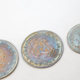 King Charles II Complete Silver Maundy Coin Set Antique 1671 Very Fine Condition