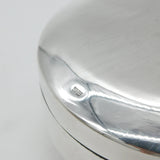 Egyptian Minimal Sterling Silver Trinket Box c1920 Antique Art Deco