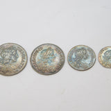 King Charles II Complete Silver Maundy Coin Set Antique 1671 Very Fine Condition
