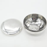 Egyptian Minimal Sterling Silver Trinket Box c1920 Antique Art Deco