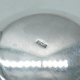 Egyptian Minimal Sterling Silver Trinket Box c1920 Antique Art Deco