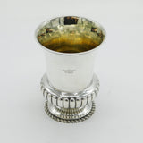 Early Victorian Sterling Silver Pedestal Beaker Cup Antique 1838 London