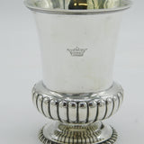 Early Victorian Sterling Silver Pedestal Beaker Cup Antique 1838 London