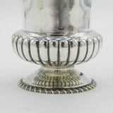 Early Victorian Sterling Silver Pedestal Beaker Cup Antique 1838 London