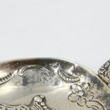 Victorian Dutch .833 Grade Silver Stork Pattern Christening Spoon c1890 Antique