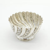 Victorian Sterling Silver Floral Pattern Sugar Bowl Antique 1889 London