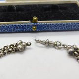 Victorian Sterling Silver Albertina Ball Form Link Bracelet Antique c1860 French