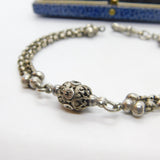 Victorian Sterling Silver Albertina Ball Form Link Bracelet Antique c1860 French