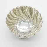 Victorian Sterling Silver Floral Pattern Sugar Bowl Antique 1889 London