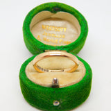 9ct Yellow Gold Wedding Band Ring Antique 1947 London Size N UK
