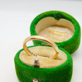 9ct Yellow Gold Wedding Band Ring Antique 1947 London Size N UK