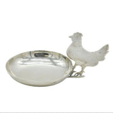 Sampson Mordan Sterling Silver Novelty Chicken Pin Dish Antique Chester