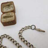 Victorian Sterling Silver Albert Watch Chain 1899 Antique Birmingham