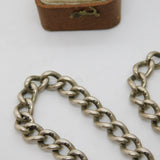 Victorian Sterling Silver Albert Watch Chain 1899 Antique Birmingham
