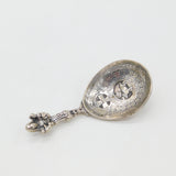Victorian Norwegian .830 Silver Religious Anointing Spoon Antique c1890