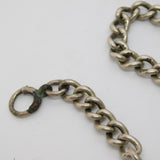 Victorian Sterling Silver Albert Watch Chain 1899 Antique Birmingham