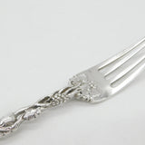 Victorian Sterling Silver Grape Vine Pattern Fork 1851 London Antique