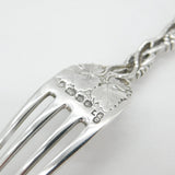 Victorian Sterling Silver Grape Vine Pattern Fork 1851 London Antique
