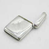Victorian Sterling Silver & Enamel Clan Gordon Tartan Vesta Case Antique