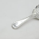 George III Sterling Silver Shell Bowl Tea Caddy Spoon c1760 Antique