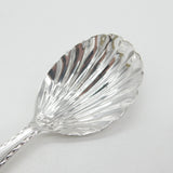 George III Sterling Silver Shell Bowl Tea Caddy Spoon c1760 Antique