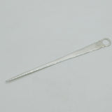 Georgian Irish Sterling Silver Meat Skewer Military Crest 1804 Dublin Antique