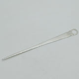 Georgian Irish Sterling Silver Meat Skewer Military Crest 1804 Dublin Antique