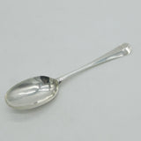 George I Sterling Silver Rat Tail Serving Spoon 1724 Antique London Millington