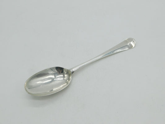 George I Sterling Silver Rat Tail Serving Spoon 1724 Antique London Millington