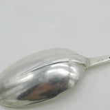 George I Sterling Silver Rat Tail Serving Spoon 1724 Antique London Millington