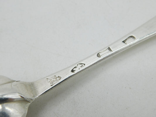 George I Sterling Silver Rat Tail Serving Spoon 1724 Antique London Millington