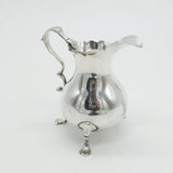 George II Sterling Silver Baluster Cream Jug 1749 London Antique Georgian