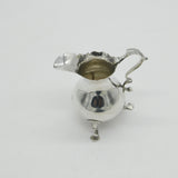 George II Sterling Silver Baluster Cream Jug 1749 London Antique Georgian