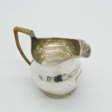 Georgian Sterling Silver Rafia Handle Floral Cream Jug 1793 London Antique
