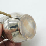Georgian Sterling Silver Rafia Handle Floral Cream Jug 1793 London Antique