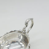 Large Victorian Pair Sterling Silver Acanthus Sauce Boats 1895 Chester Antique