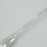 Large Victorian Sterling Silver Cockerel Crest Soup Ladle 1900 Antique Sheffield
