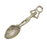 Victorian Sterling Silver Harlequin Monkey Tea Caddy Spoon Antique 1845 London