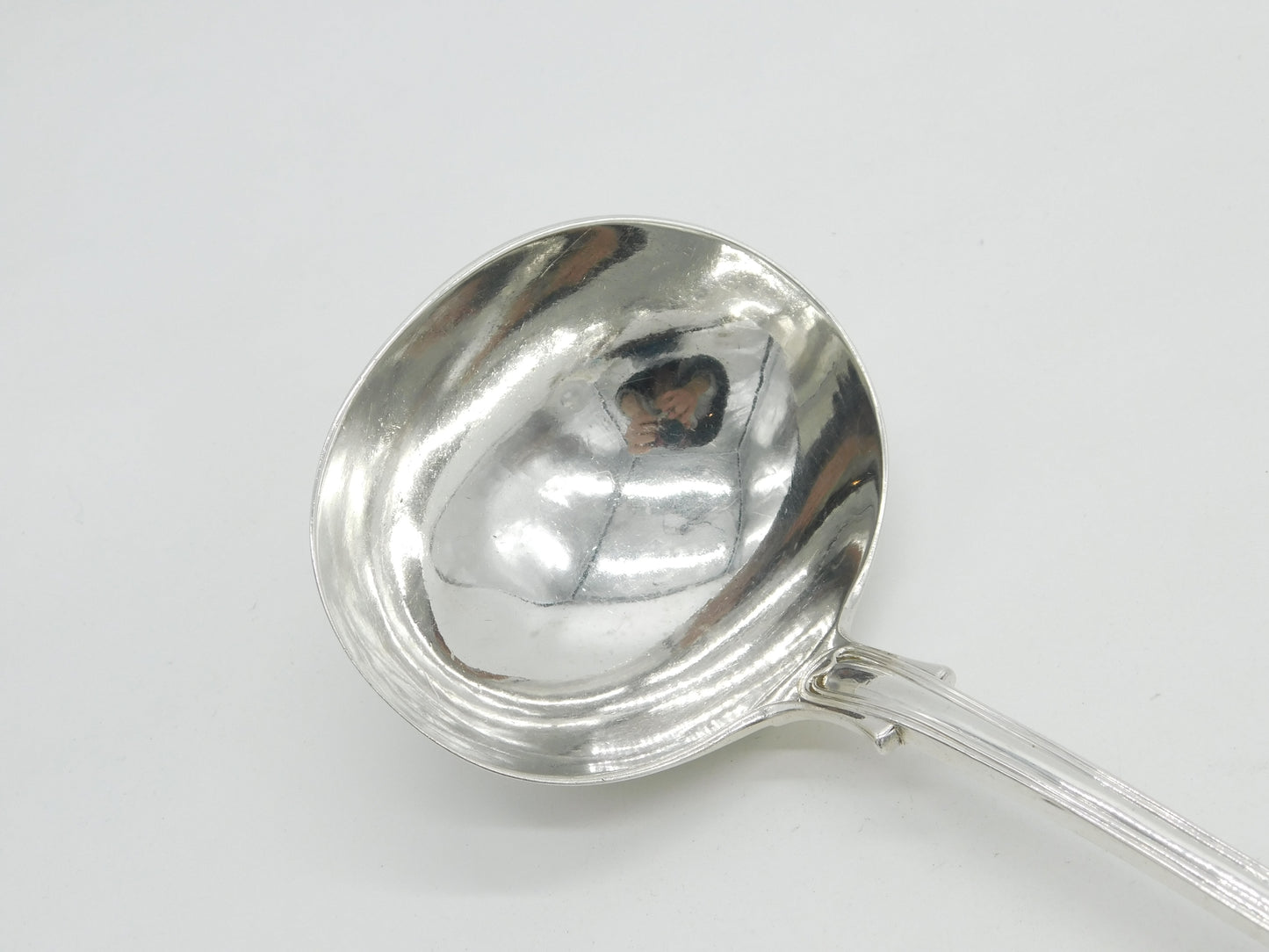 Georgian Sterling Silver Soup Ladle Moorish Crest Antique 1833 London