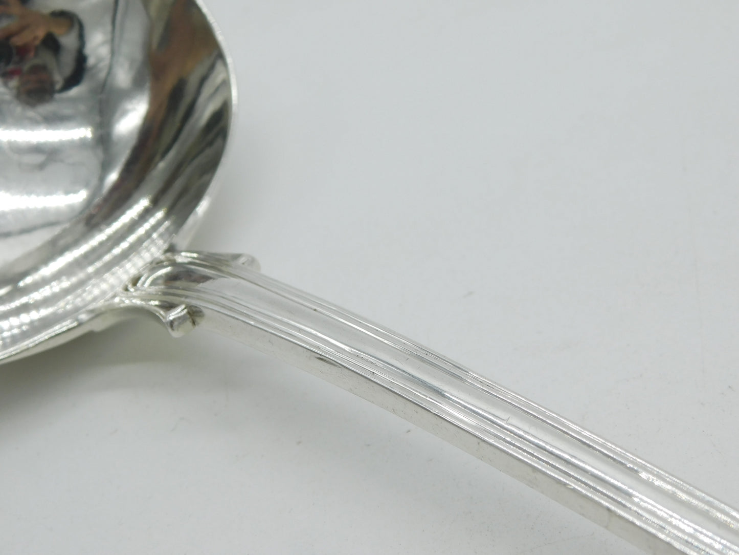 Georgian Sterling Silver Soup Ladle Moorish Crest Antique 1833 London