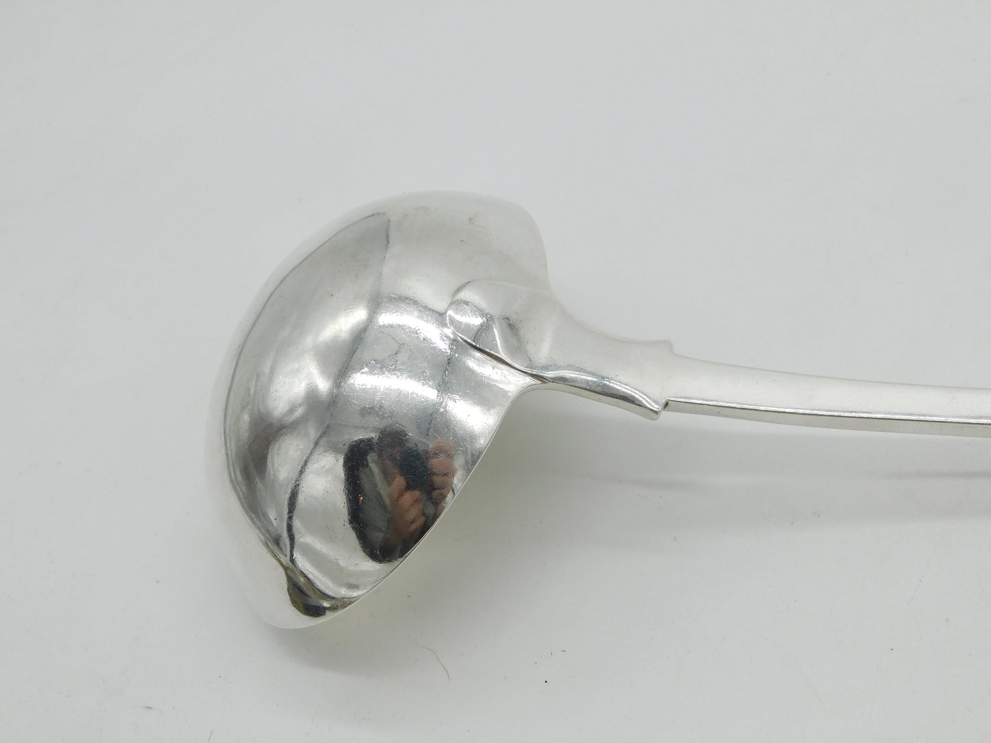 Georgian Sterling Silver Soup Ladle Moorish Crest Antique 1833 London